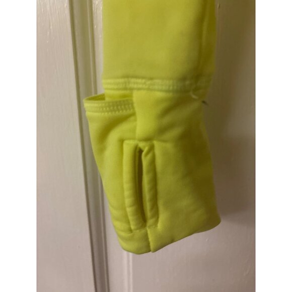 Champion XS Neon Yellow Duo Dry 1/4 Zip Pullover Athletic Running Jacket - Picture 9 of 16